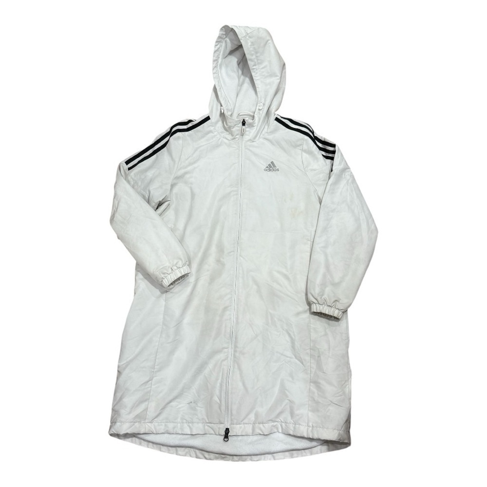 Adidas White Hooded Jacket Size S